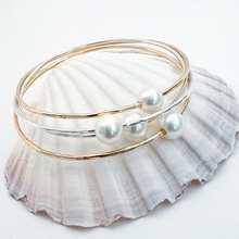 Load image into Gallery viewer, Beach Bangle with Freshwater Pearl