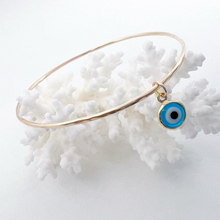 Load image into Gallery viewer, Beach Bangle with Evil Eye