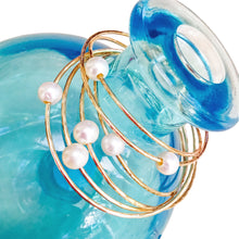Load image into Gallery viewer, Beach Bangle with Freshwater Pearl - Aussie Wahine