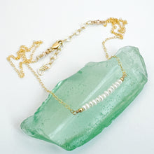 Load image into Gallery viewer, Pearl Bar Necklace