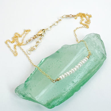 Pearl Bar Necklace