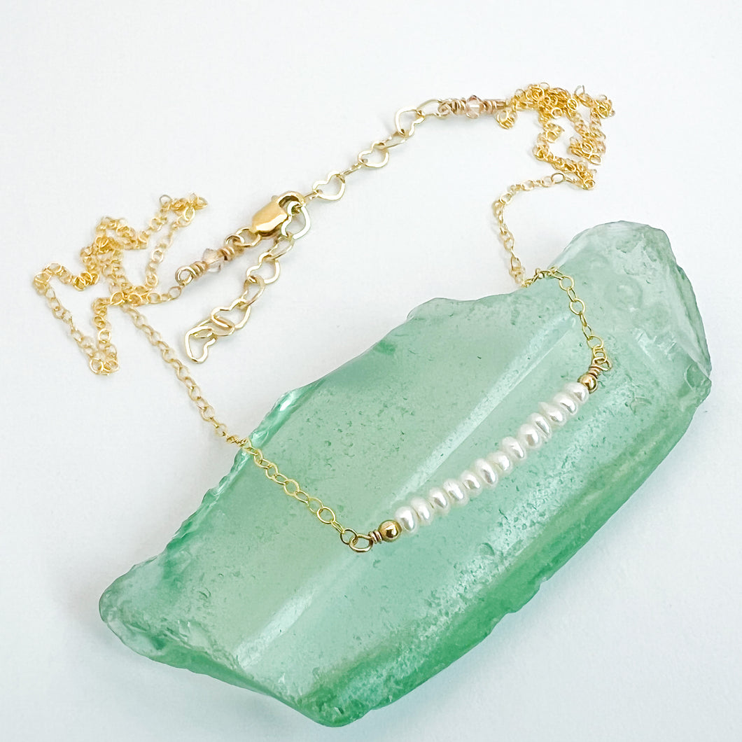 Pearl Bar Necklace