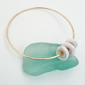Beach Bangle with Puka Shells