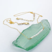 Load image into Gallery viewer, Pearl Bar Necklace