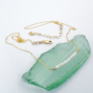Pearl Bar Necklace