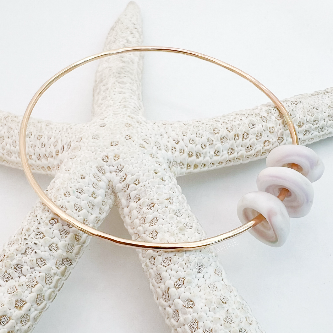 Beach Bangle with Puka Shells