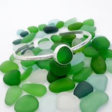 Load image into Gallery viewer, Sea Glass Cuff Bracelet