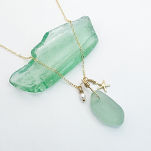 Load image into Gallery viewer, Sea Glass Ocean Necklace