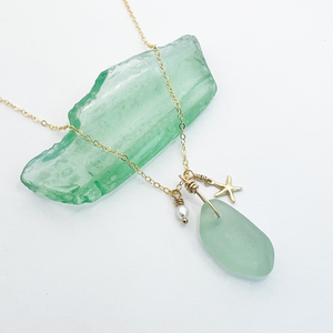 Sea Glass Ocean Necklace