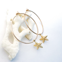 Load image into Gallery viewer, Lani&#39;s Starfish Hoops