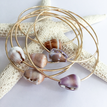 Load image into Gallery viewer, Beach Bangle with Cone Shell - Aussie Wahine