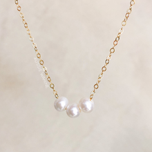 Load image into Gallery viewer, Trinity Pearl Necklace - Aussie Wahine