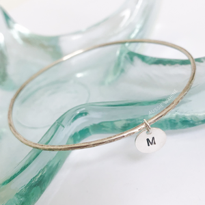 Stamped Disk Bangle - Aussie Wahine