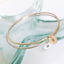 Load image into Gallery viewer, Stamped Disk Bangle - Aussie Wahine