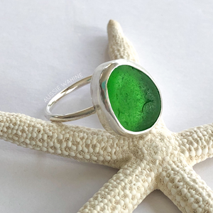 Sea Glass Rings - Aussie Wahine