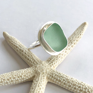 Sea Glass Rings - Aussie Wahine