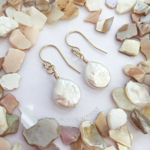 Keshi Pearl Earrings - Aussie Wahine