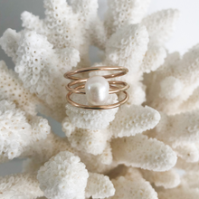 Load image into Gallery viewer, Pearl Wrap Ring - Aussie Wahine