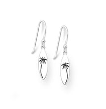 Load image into Gallery viewer, Surfboard Palm Earrings