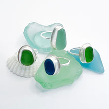 Load image into Gallery viewer, Sea Glass Rings - Aussie Wahine