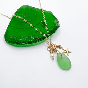 Sea Glass Ocean Necklace - Aussie Wahine