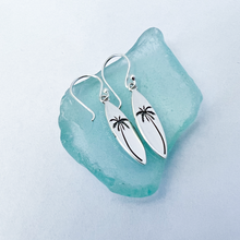 Load image into Gallery viewer, Surfboard Palm Earrings