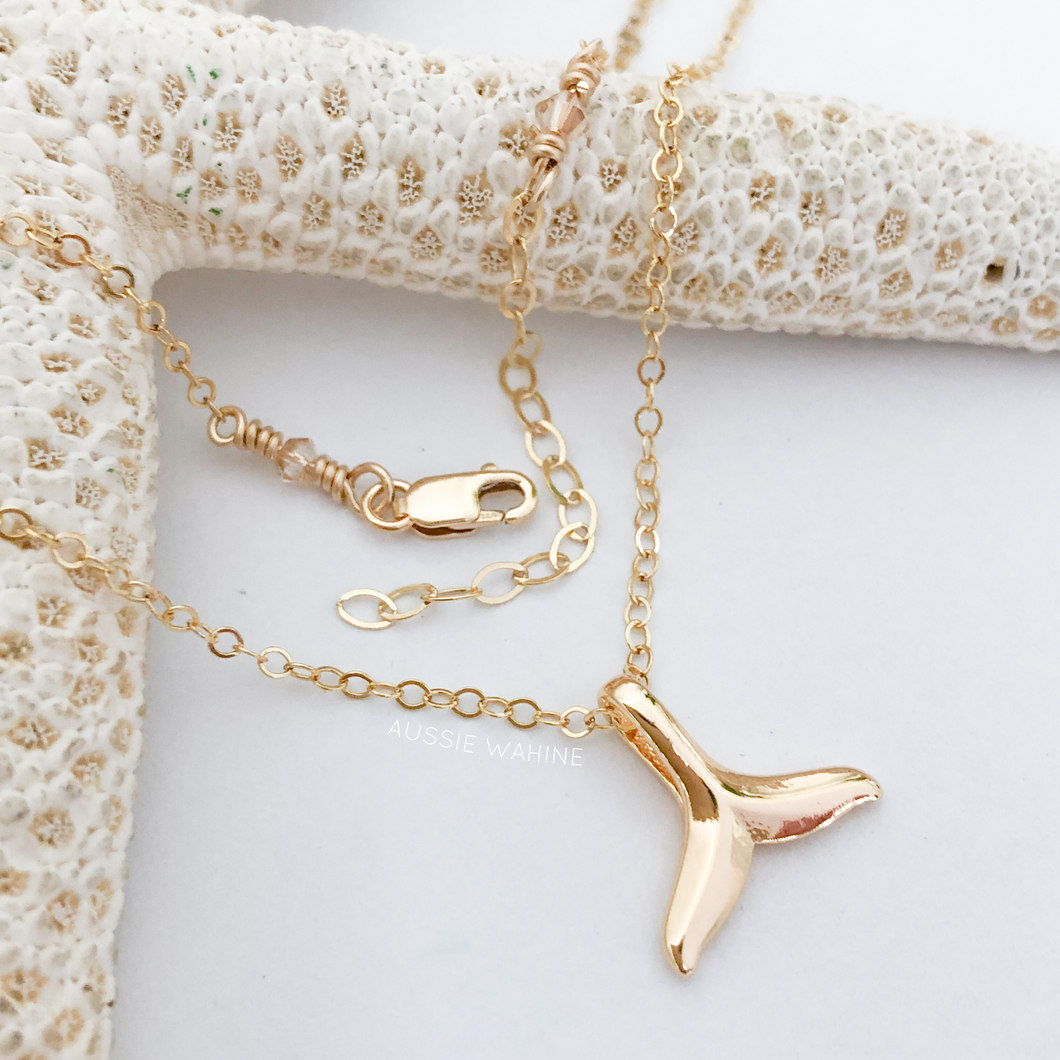 Whale Tail Necklace - Aussie Wahine