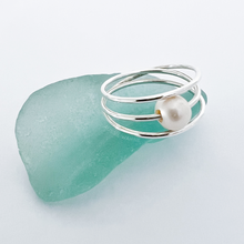 Load image into Gallery viewer, Pearl Wrap Ring