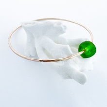 Load image into Gallery viewer, Beach Bangle with Recycled Glass