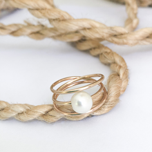 Load image into Gallery viewer, Pearl Wrap Ring - Aussie Wahine