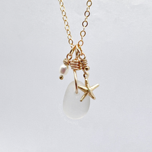 Load image into Gallery viewer, Sea Glass Ocean Necklace - Aussie Wahine