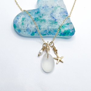 Sea Glass Ocean Necklace - Aussie Wahine